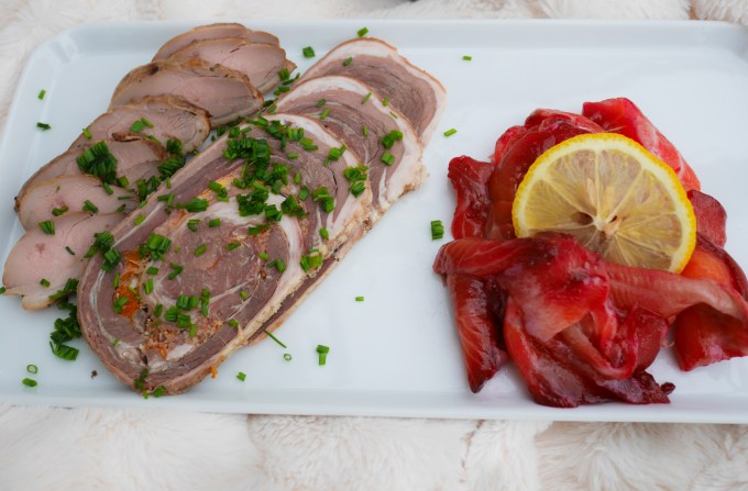 Trad. taste lambaküljerulaad, suitsupart ja peediga graavitatud lõhe